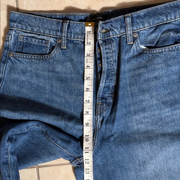 BANANA REPUBLIC THE BARREL ULTRA HIGH RISE JEAN MEDIUM WASH SIZE 29 NWT - Picture 10 of 10